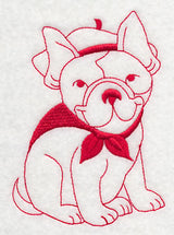 Parisian Pooch 2 (Redwork)