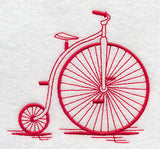 Antique Bicycle 1 (Redwork)