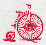 Antique Bicycle 1 (Redwork)