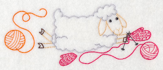 Ewe Love Knitting 1 (Vintage)