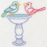 Bath Time Bird 3 (Vintage)