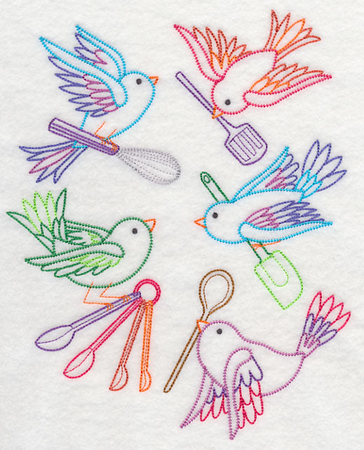 Baking Birdies (Vintage)