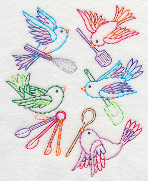 Baking Birdies (Vintage)