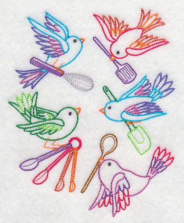 Baking Birdies (Vintage)