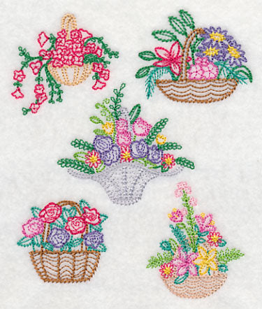 Fresh Flower Baskets (Vintage)