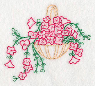 Fresh Flower Basket 1 (Vintage)