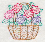 Fresh Flower Basket 4 (Vintage)