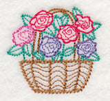 Fresh Flower Basket 4 (Vintage)