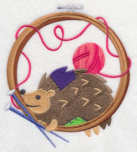 Hoop It Up Hedgehog - Knitting