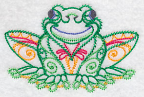 Festive Frog (Vintage)