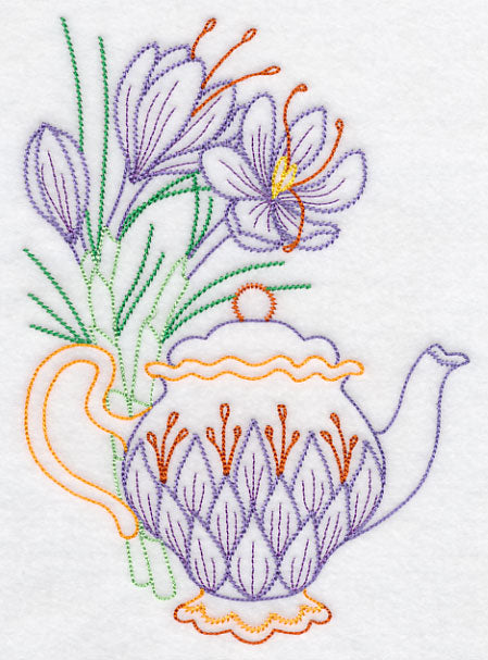 Teapot with Saffron (Vintage)
