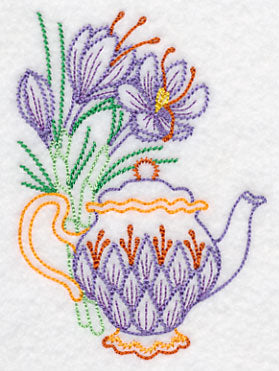 Teapot with Saffron (Vintage)