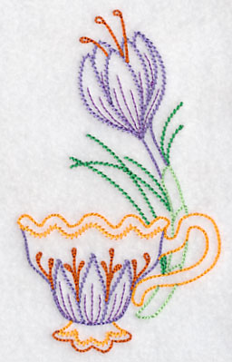 Teacup with Saffron (Vintage)