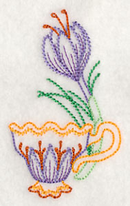 Teacup with Saffron (Vintage)