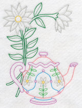 Teapot with Chamomile (Vintage)