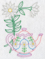 Teapot with Chamomile (Vintage)