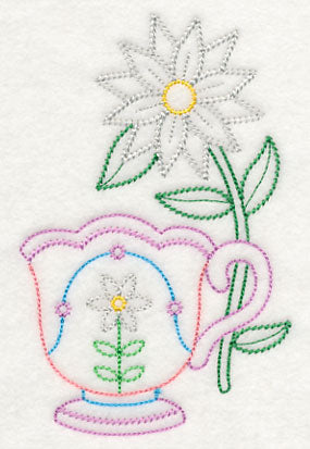 Teacup with Chamomile (Vintage)