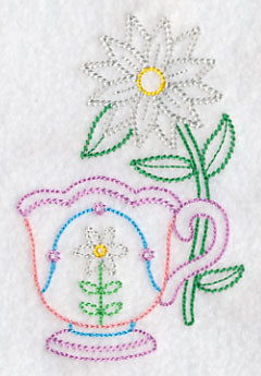 Teacup with Chamomile (Vintage)