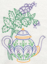 Teapot with Spearmint (Vintage)