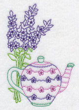 Teapot with Lavender (Vintage)