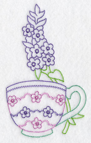 Teacup with Lavender (Vintage)