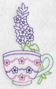 Teacup with Lavender (Vintage)