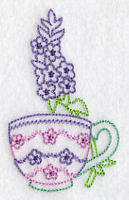 Teacup with Lavender (Vintage)
