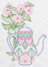 Teapot with Marsh Mallow (Vintage)