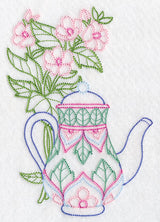 Teapot with Marsh Mallow (Vintage)