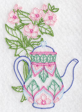 Teapot with Marsh Mallow (Vintage)