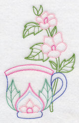 Teacup with Marsh Mallow (Vintage)