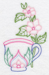 Teacup with Marsh Mallow (Vintage)