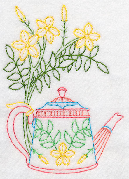 Teapot with Jasmine (Vintage)