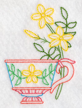 Teacup with Jasmine (Vintage)
