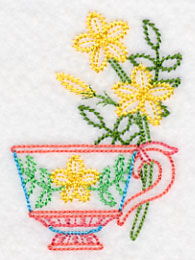 Teacup with Jasmine (Vintage)