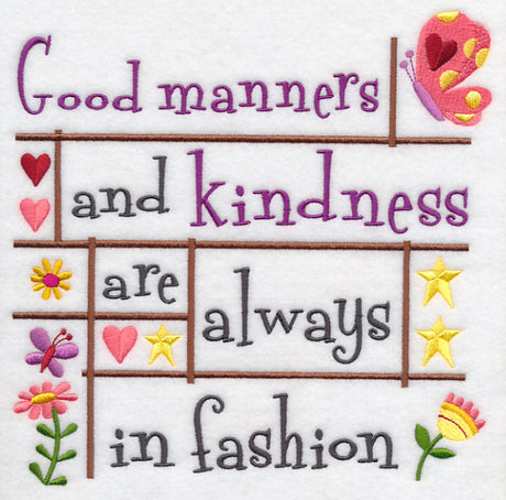 Good Manners and Kindness