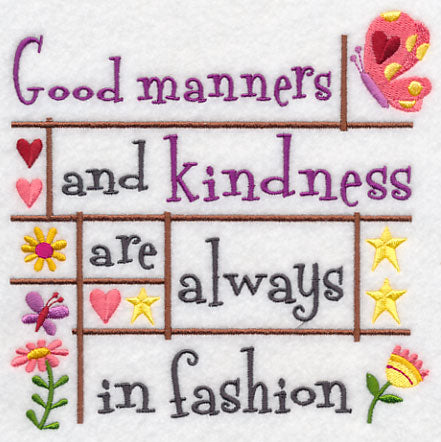 Good Manners and Kindness