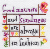 Good Manners and Kindness