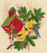 Christmas for the Birds - Goldfinches