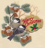 Merry Christmas - Chickadees