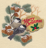 Merry Christmas - Chickadees