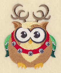 Whooo Loves Christmas - Owl Reindeer