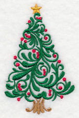 Festive Filigree Christmas Tree 2