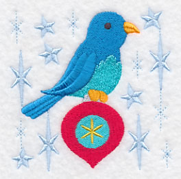 Bluebird Holly-Dazzle - Ornament 2