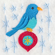 Bluebird Holly-Dazzle - Ornament 2
