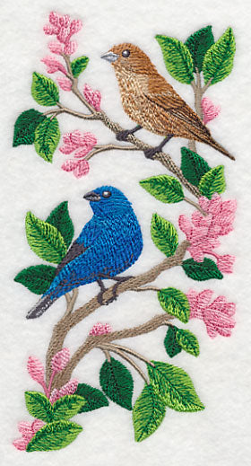 Indigo Bunting Panel