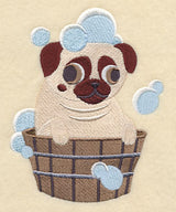 Pug in a Tub