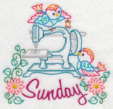 Sew Sweet Birdies on Sunday (Vintage)