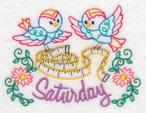 Sew Sweet Birdies on Saturday (Vintage)