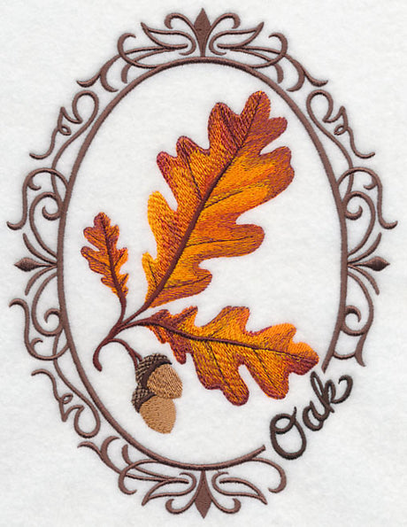 Leaf Cameo - Oak